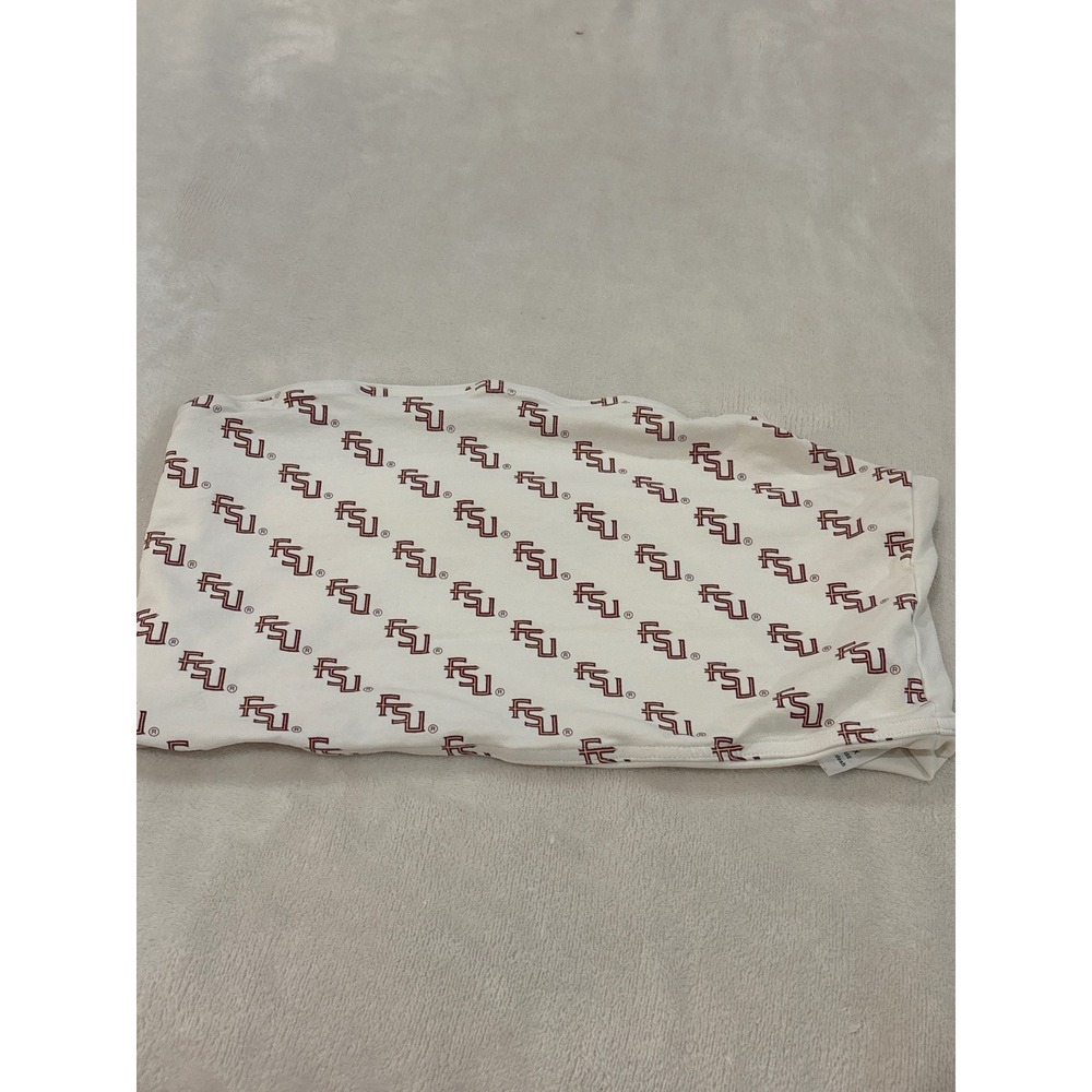 FSU Florida State University Tube Top Rivalry Threads Cream Garnet Logo Large